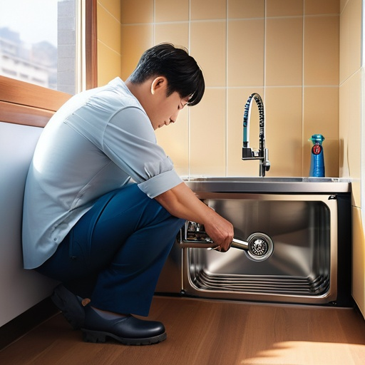 인천 싱크대막힘 전문가가 처리
