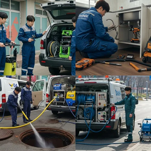 용산 싱크대 뚫음 이태원 상가 막힘... 역시 베테랑