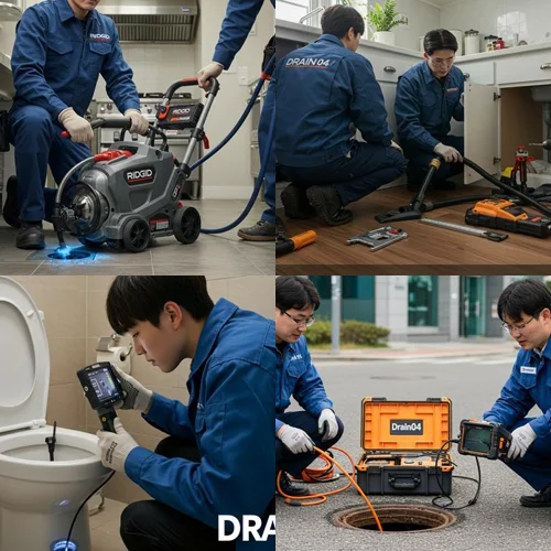 용산 싱크대 뚫음 이태원 상가 막힘... 역시 베테랑