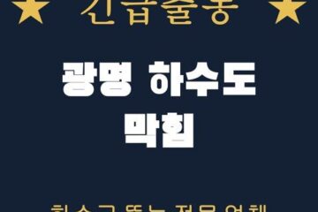 광명 하수도 막힘 1972