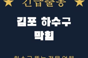 김포 하수구 막힘 1905