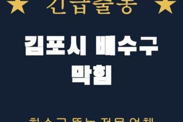 김포시 배수구 막힘 2015