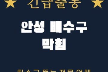안성 배수구 막힘 2022