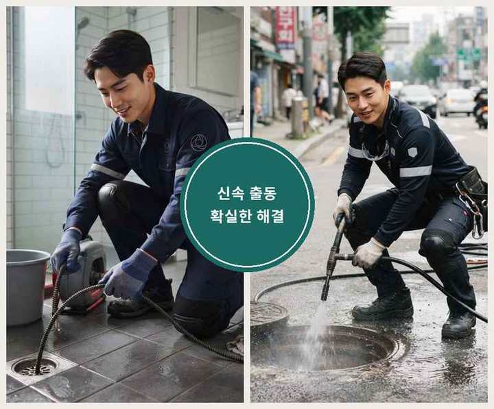 광명 고압세척 작업 현장