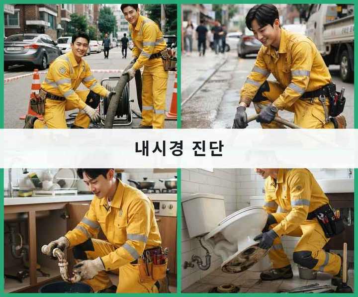 동작구 주방배관막힘 기름·슬러지 제거 작업