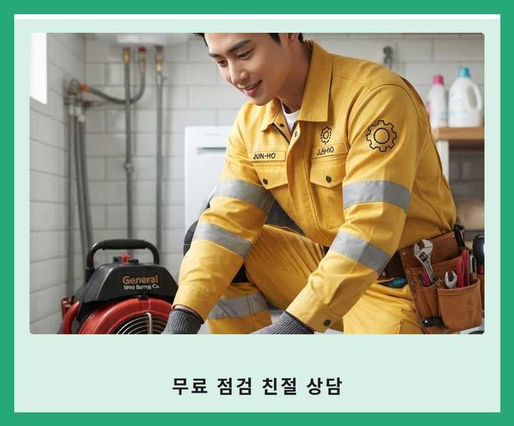 수정구 하수구 뚫음 시공 전 배관 상태